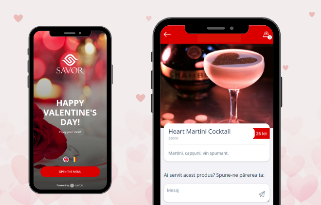 Personalizează-ţi meniul digital de Valentine's Day în 5 paşi simpli!