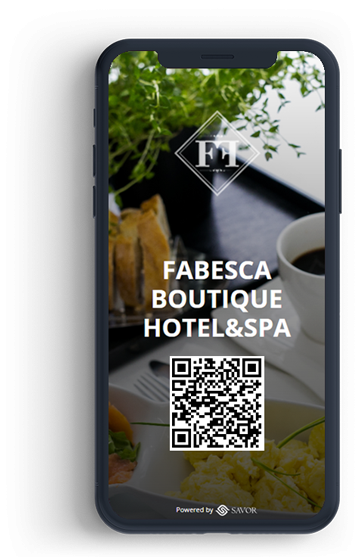 Digital menu for Fabesca Hotel & SPA