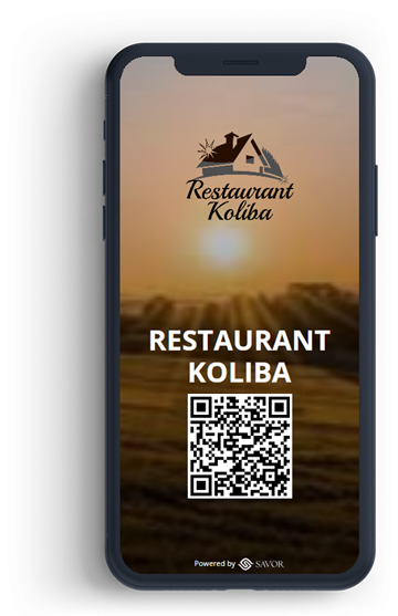 Digital menu for Koliba restaurant