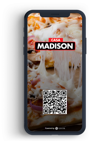 Meniu digital online pentru restaurant Casa Madison