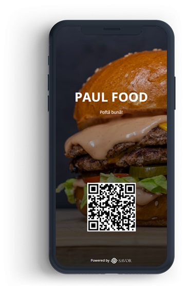 Meniu digital online pentru Paul Food