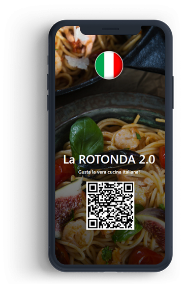 Meniu digital online pentru restaurant La Rotonda